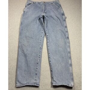 Work N Sport Jeans Mens 36x34 Fleece Lined Straight Tapered Leg Utility Heavy